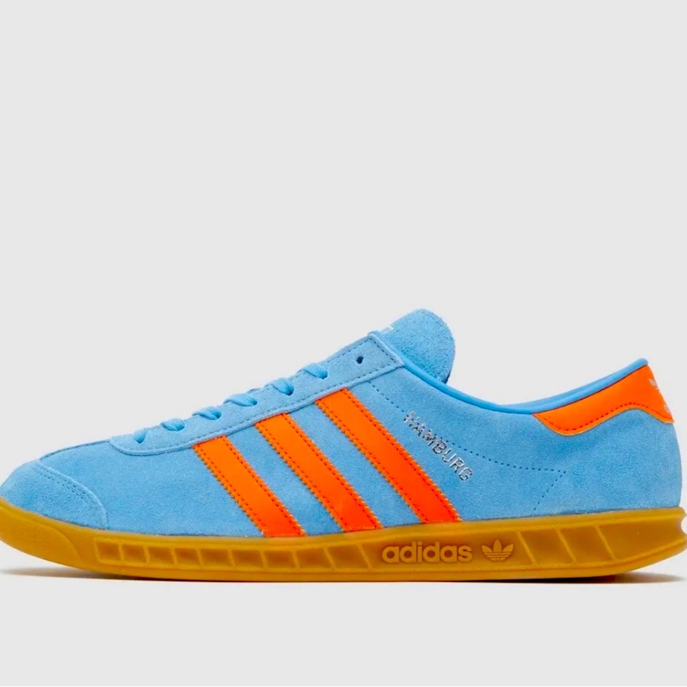 adidas Originals Blue and Orange Athletic Shoes